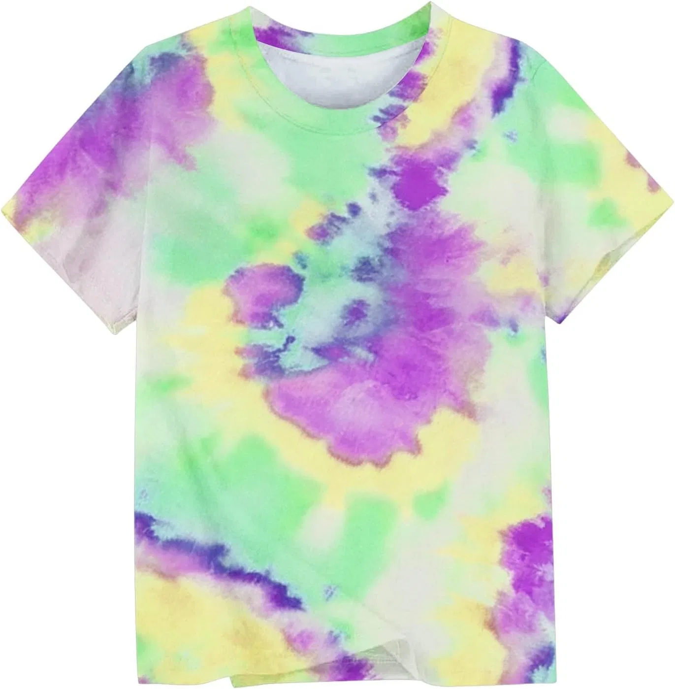 Футболка с tie-dye принтом Zzalalana, зелёный — фото 4