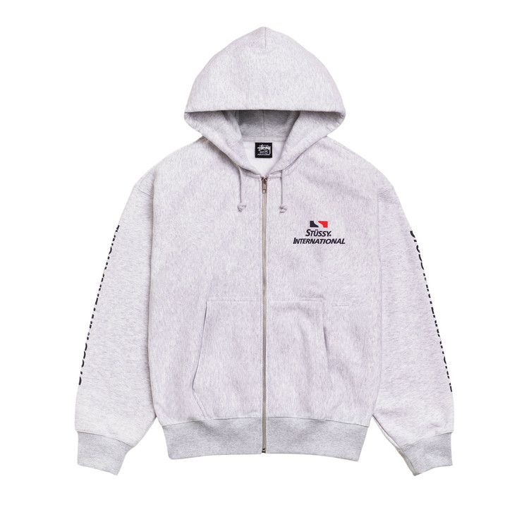 

Худи Stussy International Zip Hoodie 'Ash Heather'