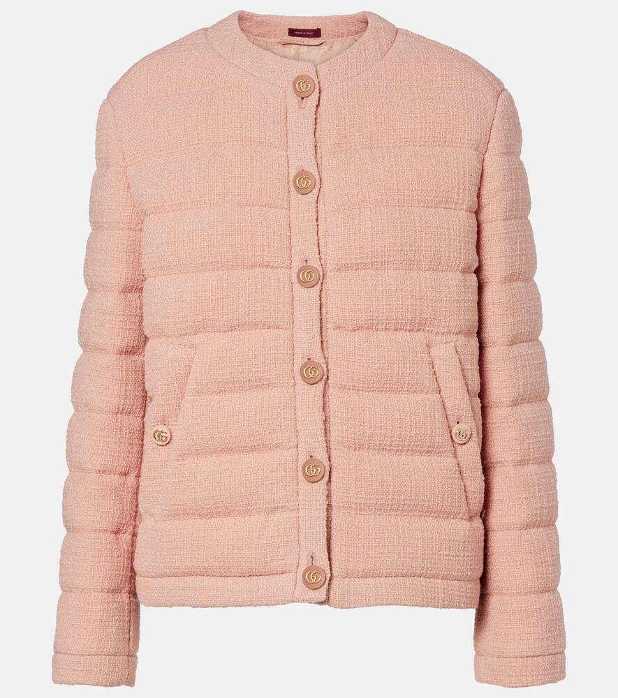 

Утепленная куртка из твида с шерстяной смесью Gucci, Light Phard