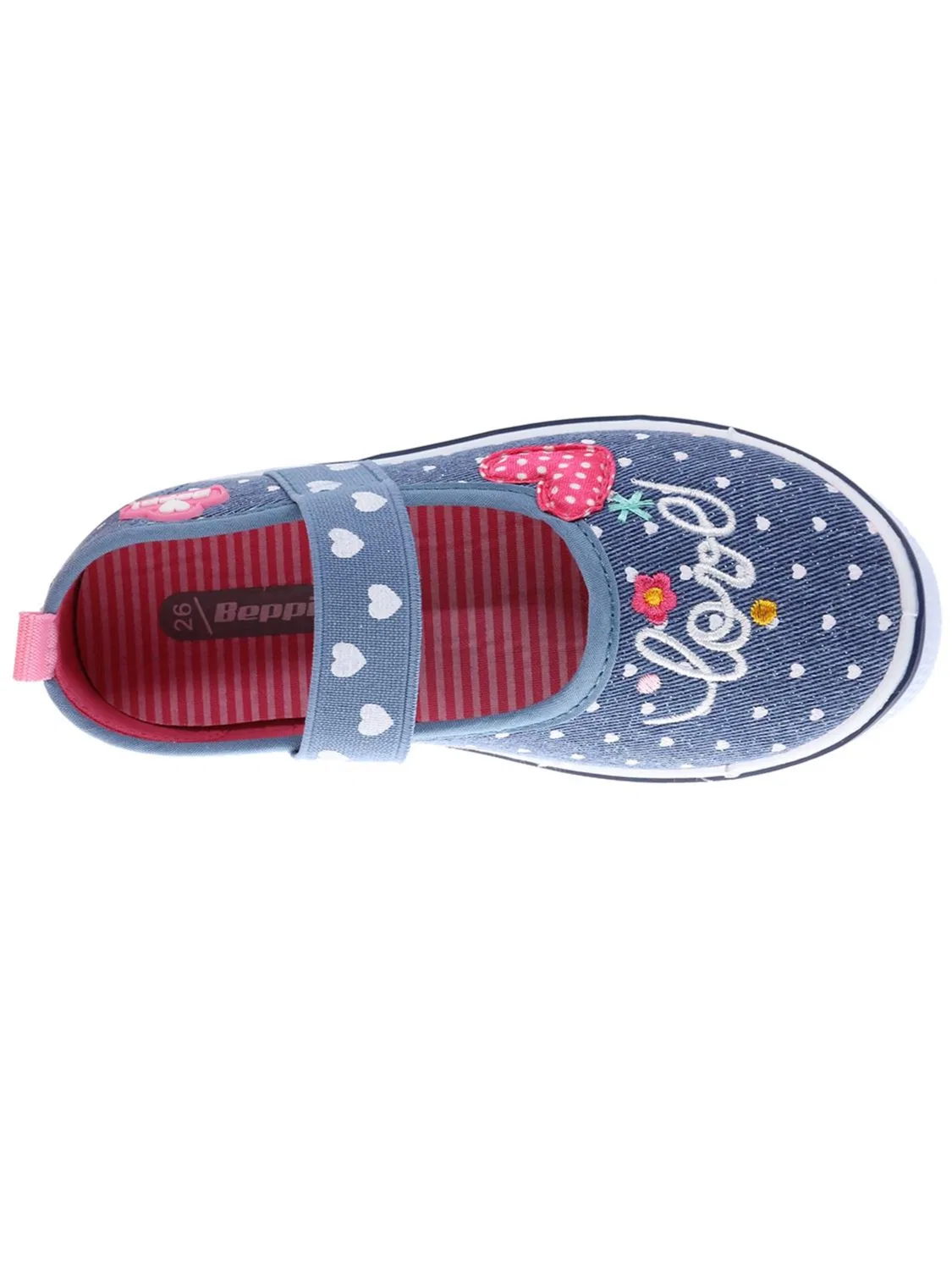 Кроссовки Beppi Canvas Shoe синего цвета — фото 3