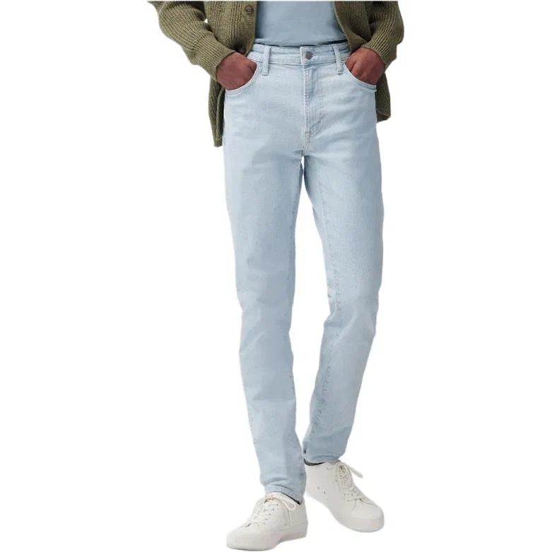 Джинсы прямого кроя UNIQLO Sky Blue