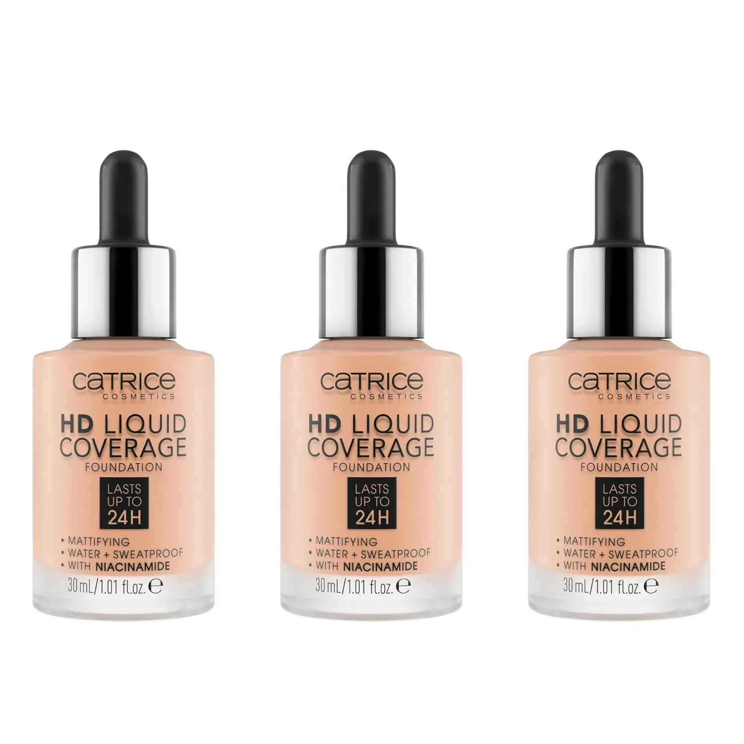 Тональный крем Catrice HD Liquid Coverage Foundation Catrice, 010 Light Beige