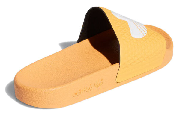 Тапочки mark gonzales x shmoofoil slide 'hazy orange' Adidas, желтый — фото 4