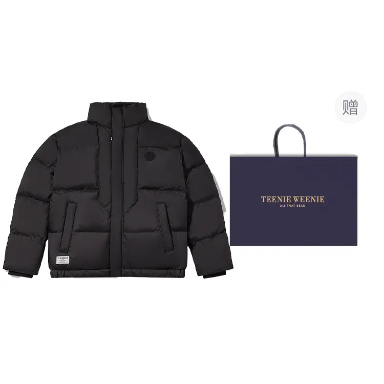 

Teenie Weenie Men Пуховик из облачной серии зимний унисекс, Night Black (Shopping Bag)