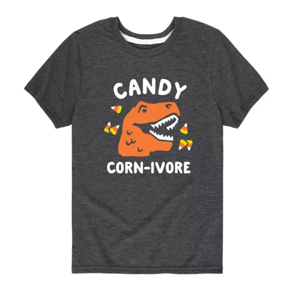 

Футболка с принтом Candy Cornivore для мальчиков 8-20 лет Licensed Character, серый