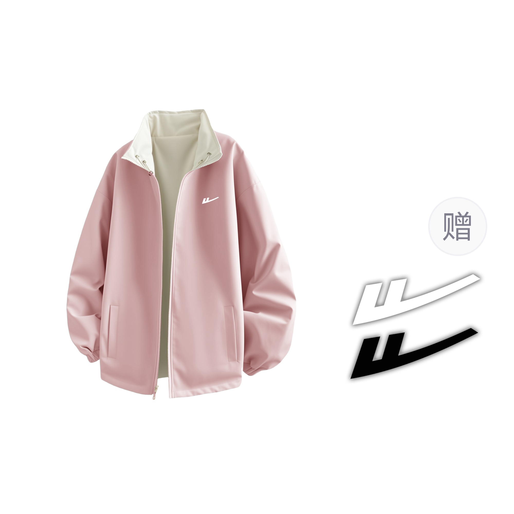 

Куртка Huichо Riding The Wind Collection Unisex WARRIOR, розовый[reversible]