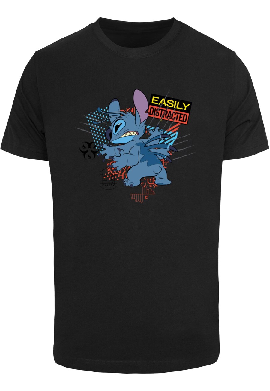 

Рубашка Merchcode Lilo & Stitch Easily Distracted, черный