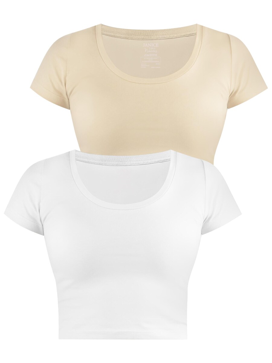 

Футболка Janice Shirt Nantes, цвет beige/white