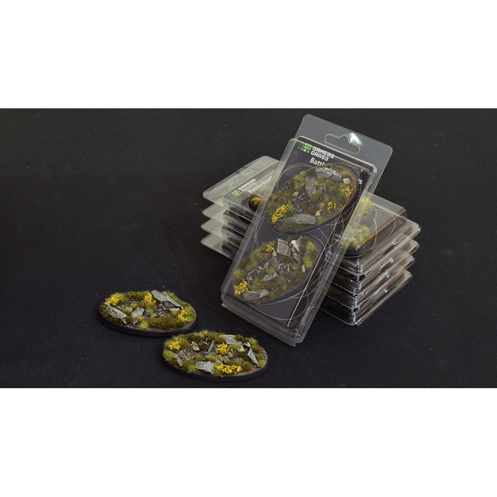 

Аксессуары Gamers Grass Battle Ready Bases: Highland - Oval 90mm (2)