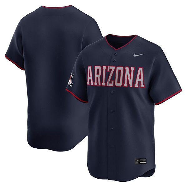 Мужская бейсбольная футболка Arizona Wildcats в темно-синем цвете Nike — фото 2