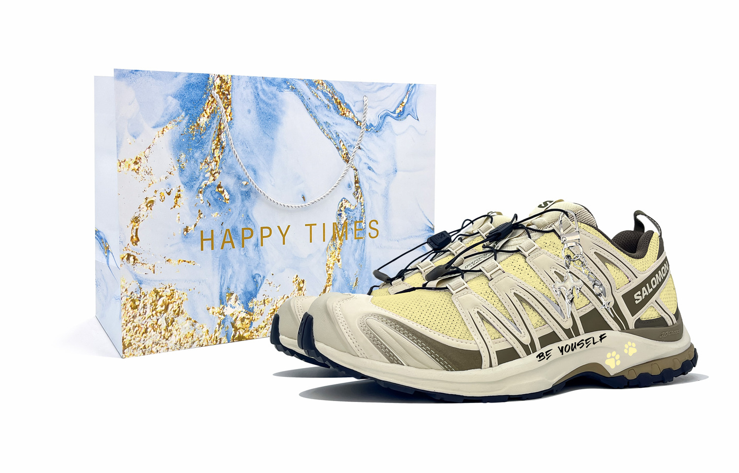 

SALOMON XA PRO 3D устойчивые к истиранию дышащие низкие трейловые кроссовки Unisex Yellow