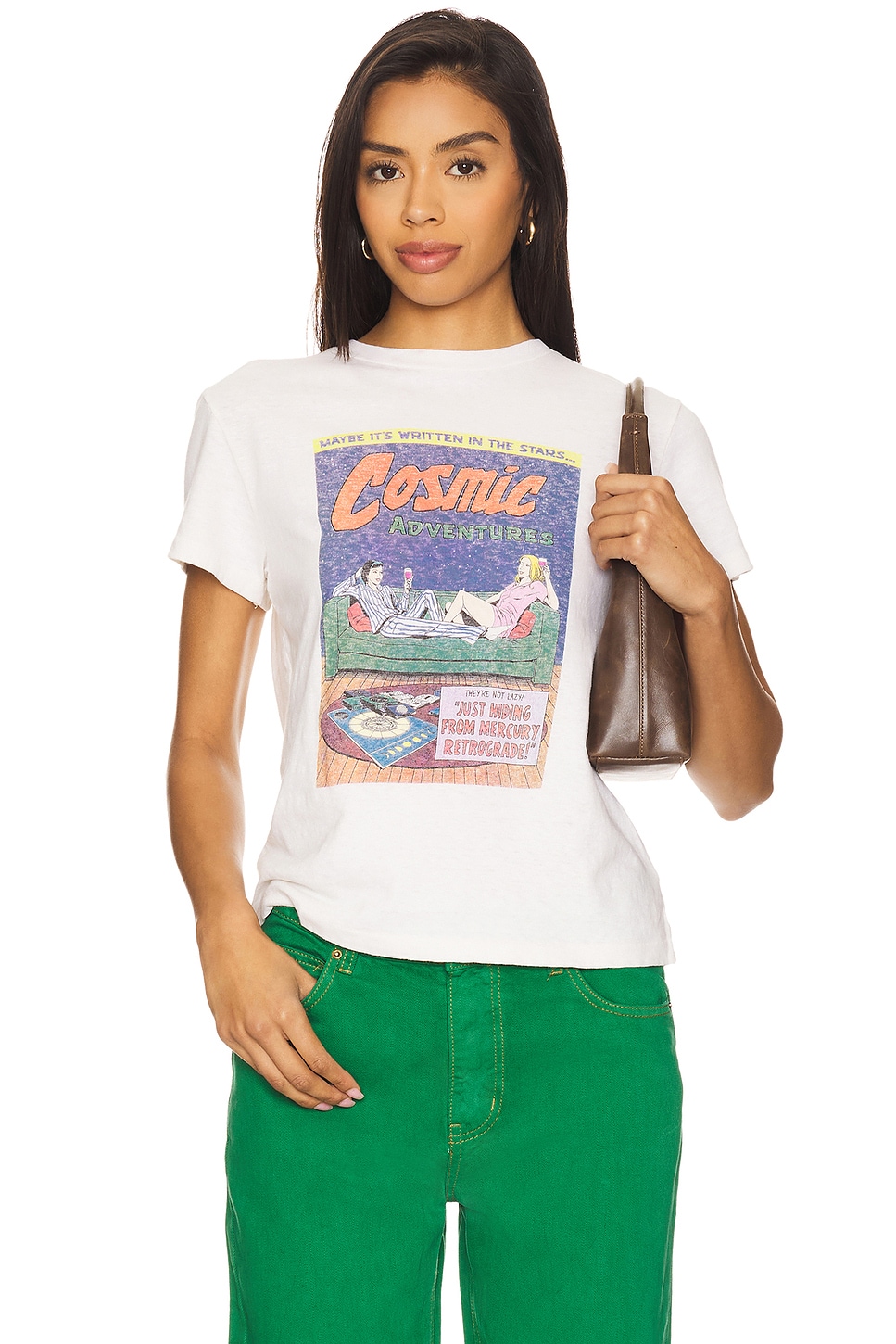 

Классическая футболка Retrograde от Re/Done, vintage white
