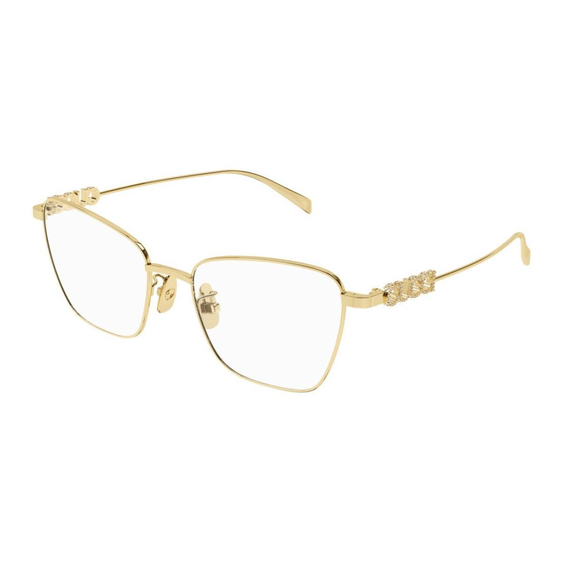 

GUCCI Металлическая бабочка Оправы для очков Unisex Gold, Gold
