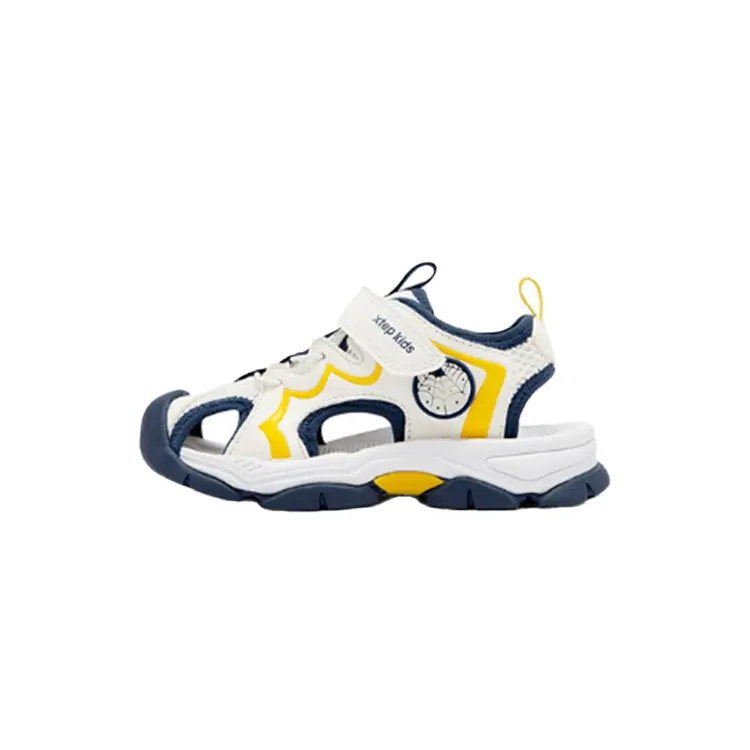 

Нескользящие и дышащие детские сандалии для детей от 3 до 7 лет XTEP, белый/синий