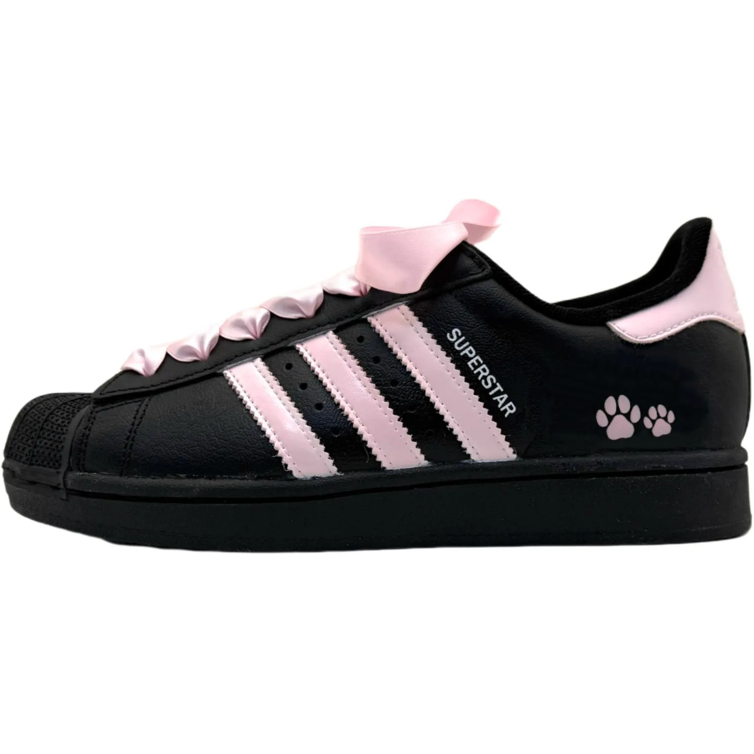 Adidas Originals Кроссовки для скейтбординга Superstar 2 Leather Slip Resistant Cushioning Low top детские розовые