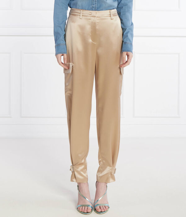 

Брюки женские Guess Jeans атласные, золотой