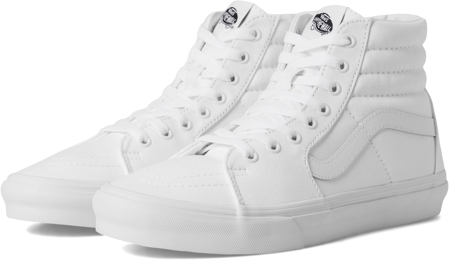 Кроссовки Unisex Vans SK8-Hi Wide, Canvas True White