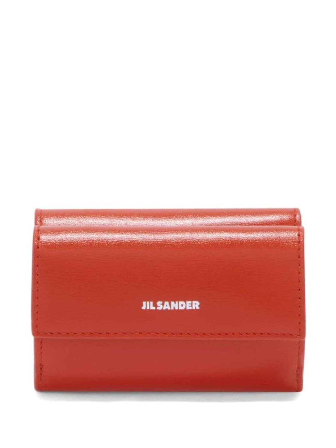

Jil Sander складной мини-кожаный кошелек, красный