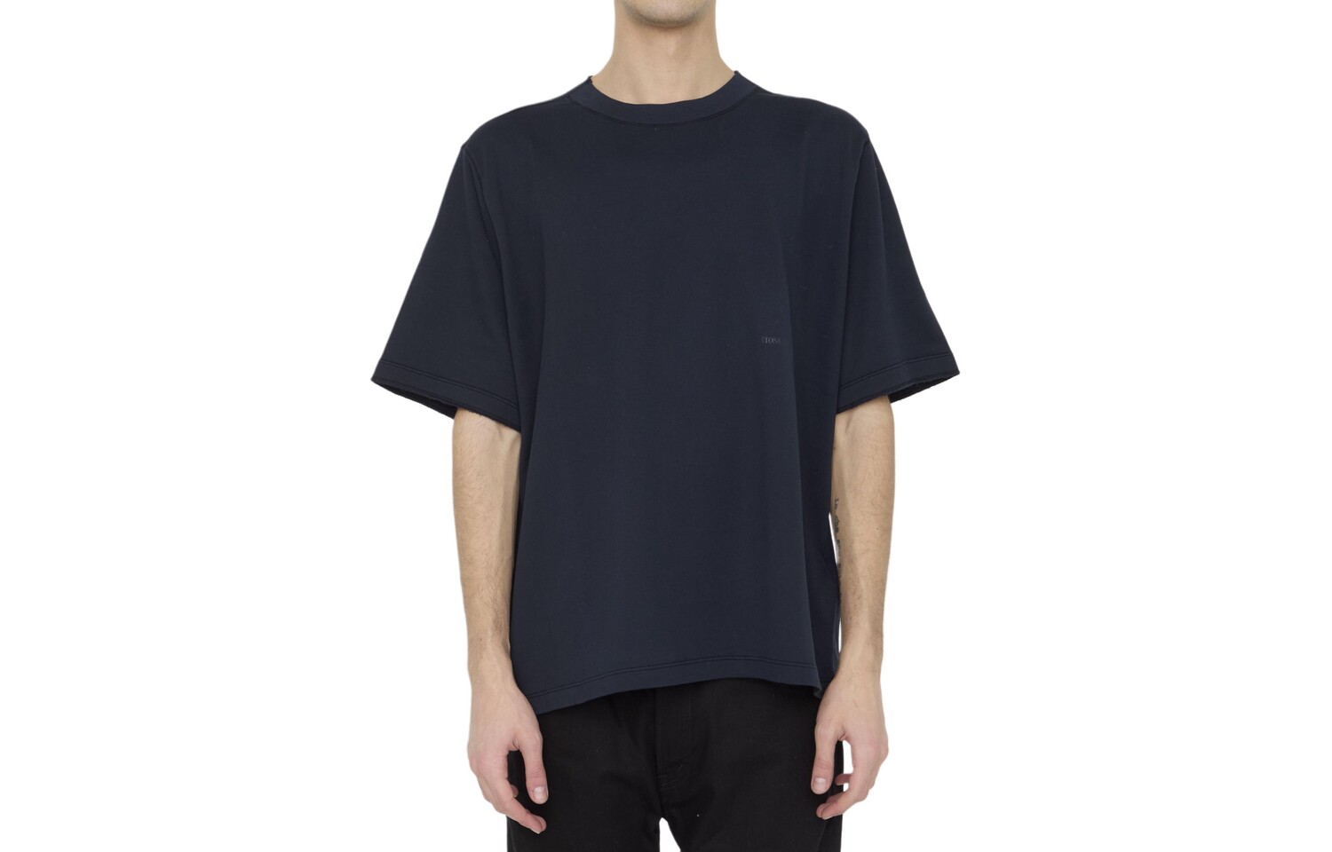 

Футболка мужская синяя Stone Island, синий