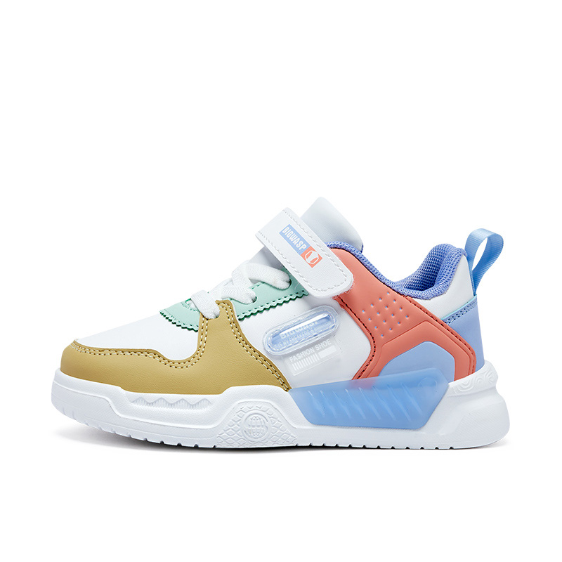 

Модные детские кроссовки для скейтбординга Perspective Low Top BIG WASP, белый/синий