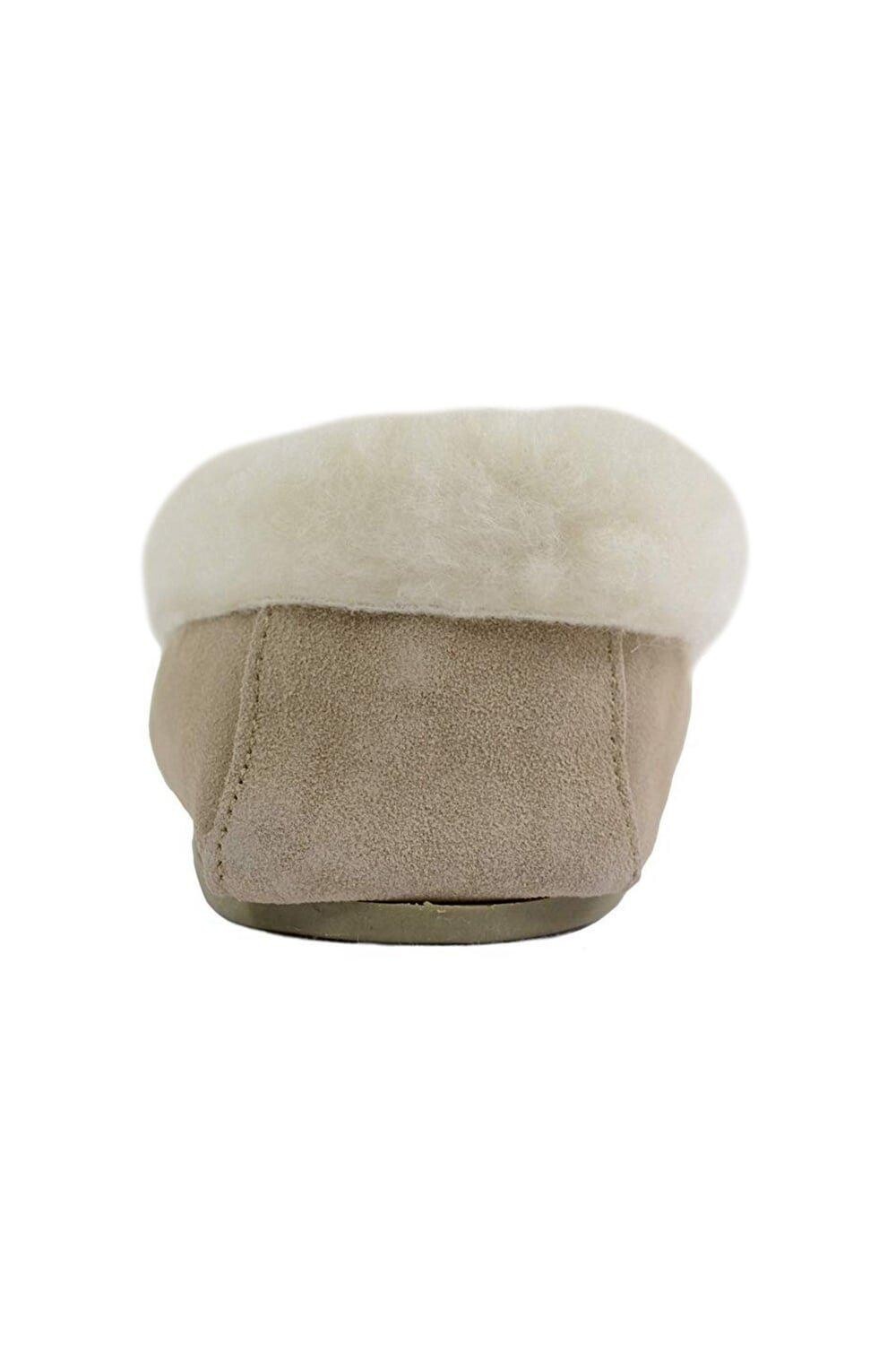 Мокасины на шерстяной подкладке с жесткой подошвой Eastern Counties Leather, коричневый — фото 2