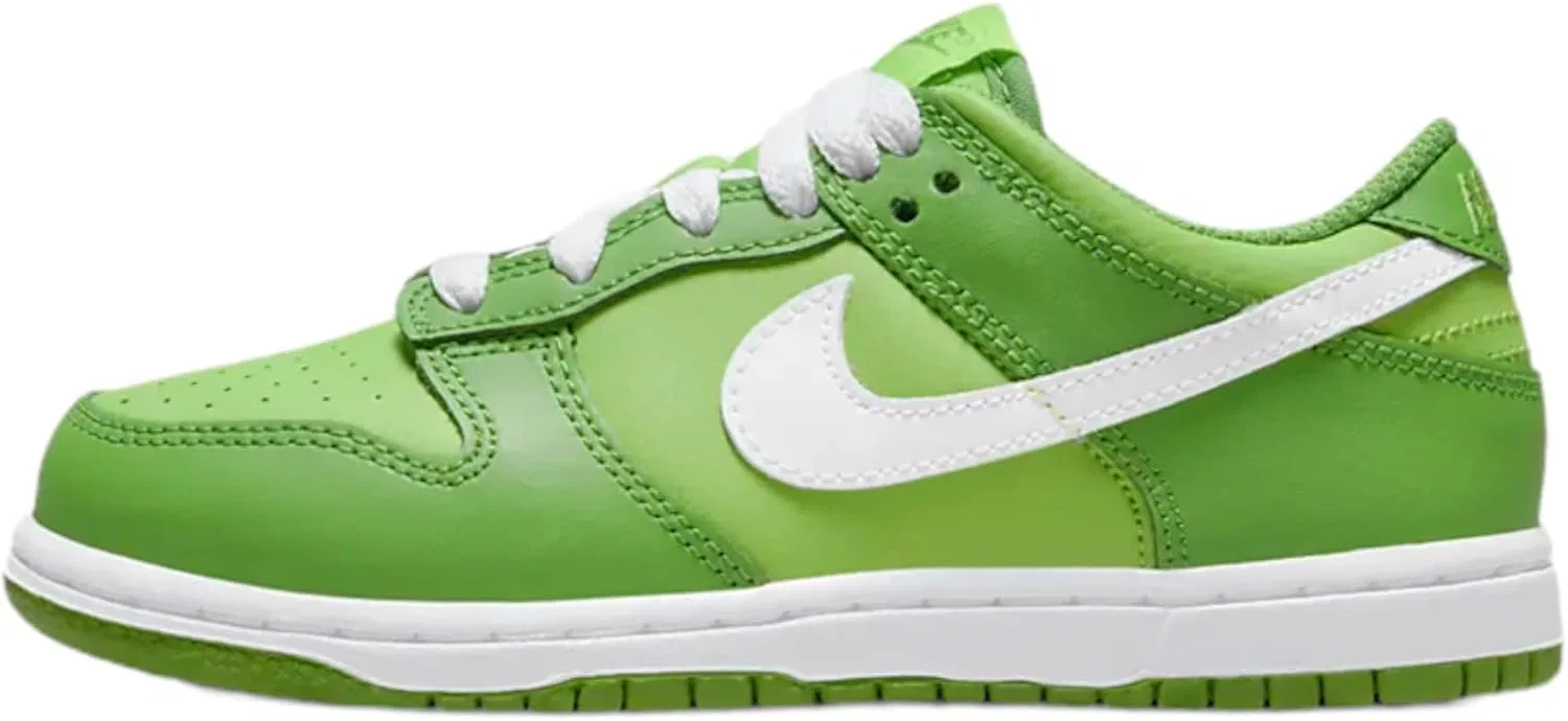 Детские кроссовки Nike Dunk Low, Chlorophyll/White-Vivid Green