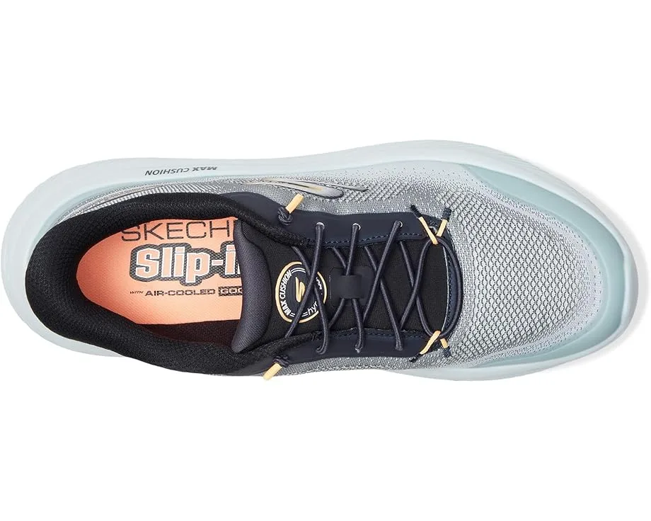 Кроссовки SKECHERS Performance Go Walk Max Cushioning Hyper Burst Zoltar Hands Free Slip-in, Light Blue — фото 2