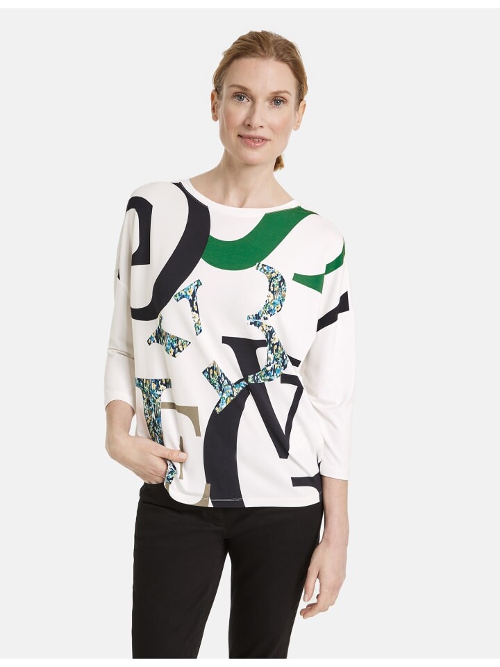 

Футболка Gerry Weber 3/4 Arm, цвет placement/offwhite