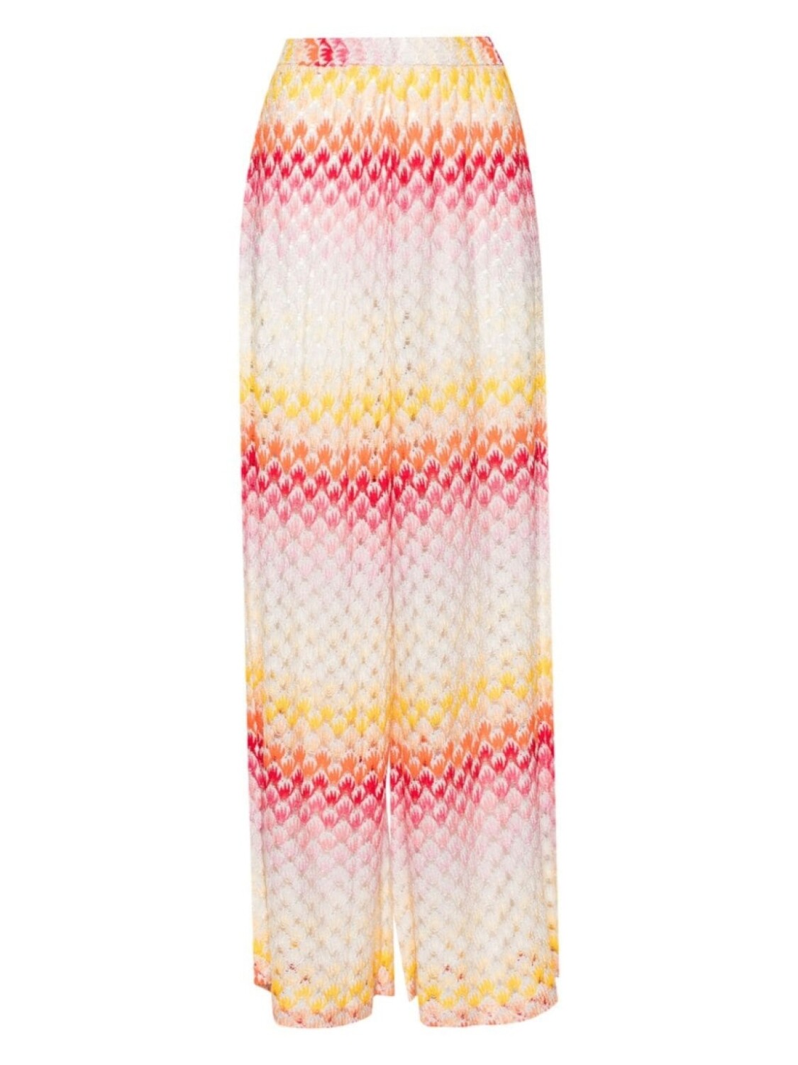 

Широкие брюки вязки ракушки Missoni, розовый