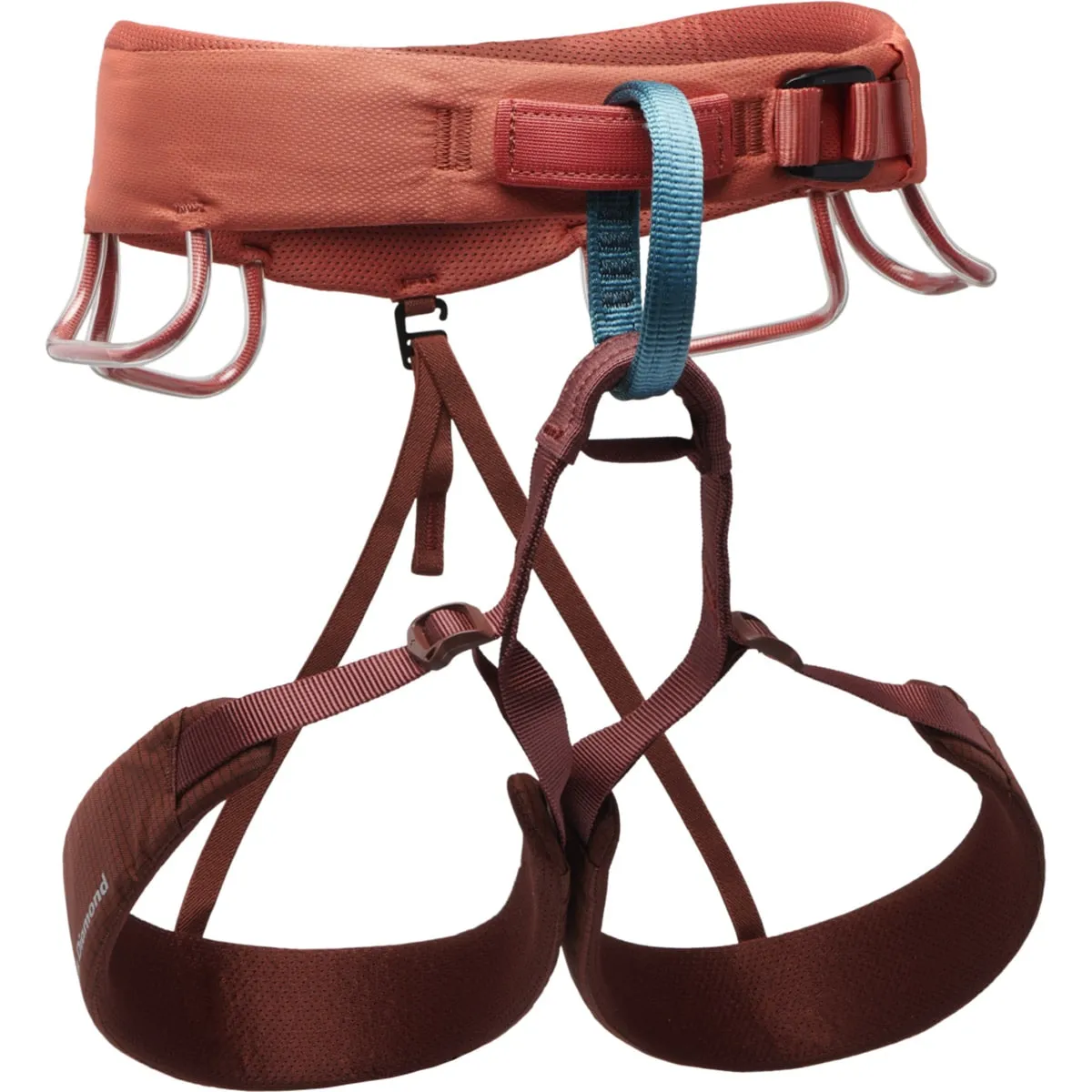 

Женский страховочный пояс для скалолазания Momentum Harness Black Diamond, красный