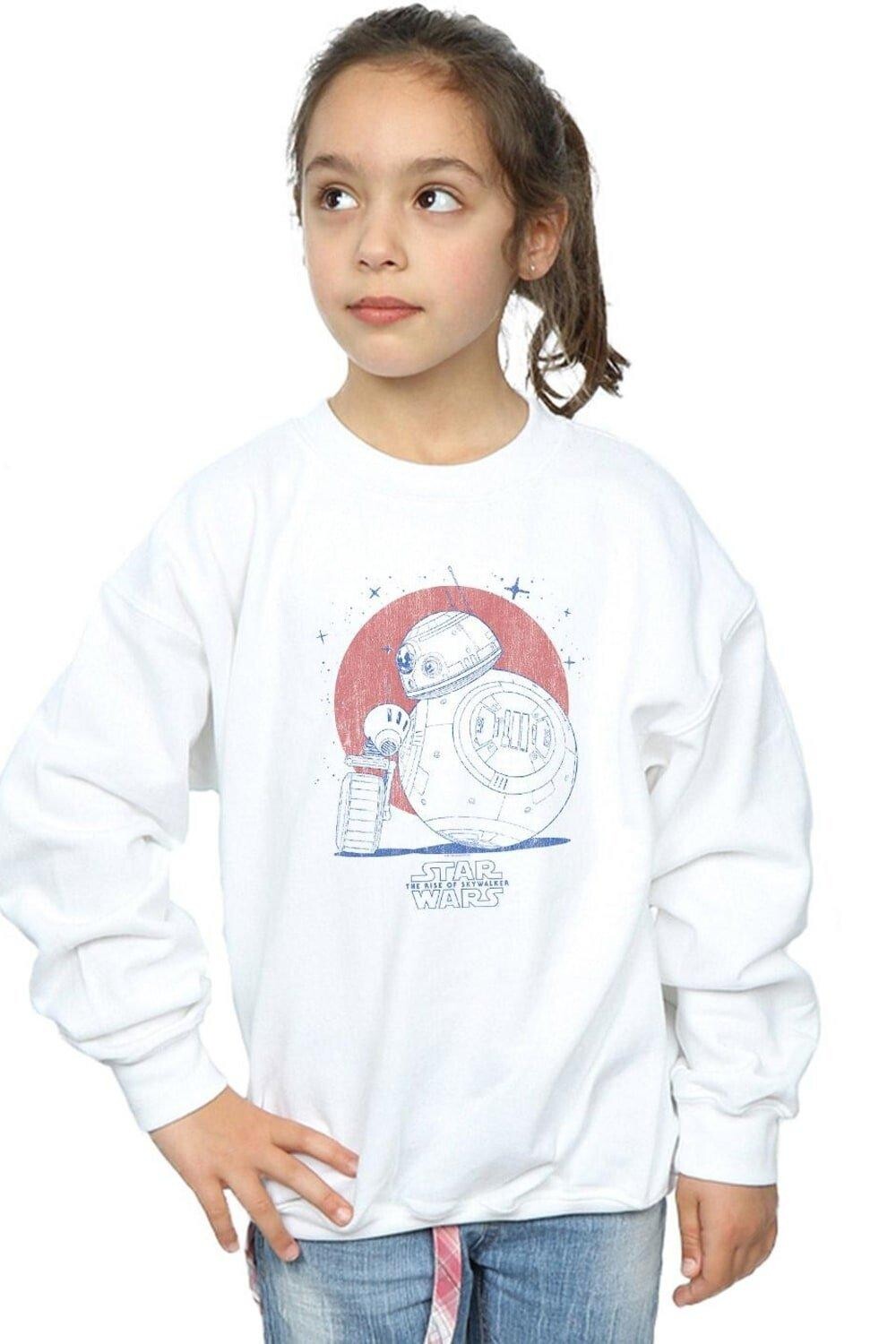 

Потертый свитшот Star Wars The Rise of Skywalker BB-8 и D-O Star Wars, белый, Коричневый, Потертый свитшот Star Wars The Rise of Skywalker BB-8 и D-O Star Wars, белый