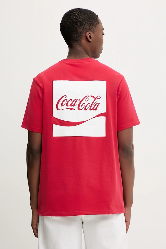 

Хлопковая футболка x coca cola Converse, красный