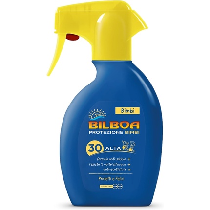 

Детский солнцезащитный спрей с высокой степенью защиты SPF 30 250 мл Bilboa