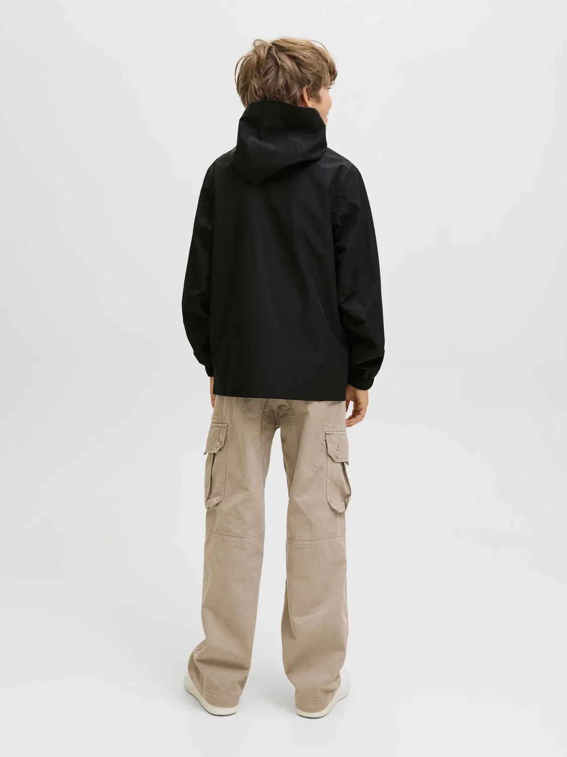 Регеневая куртка водонепроницаемая JACK & JONES Junior, черный — фото 3