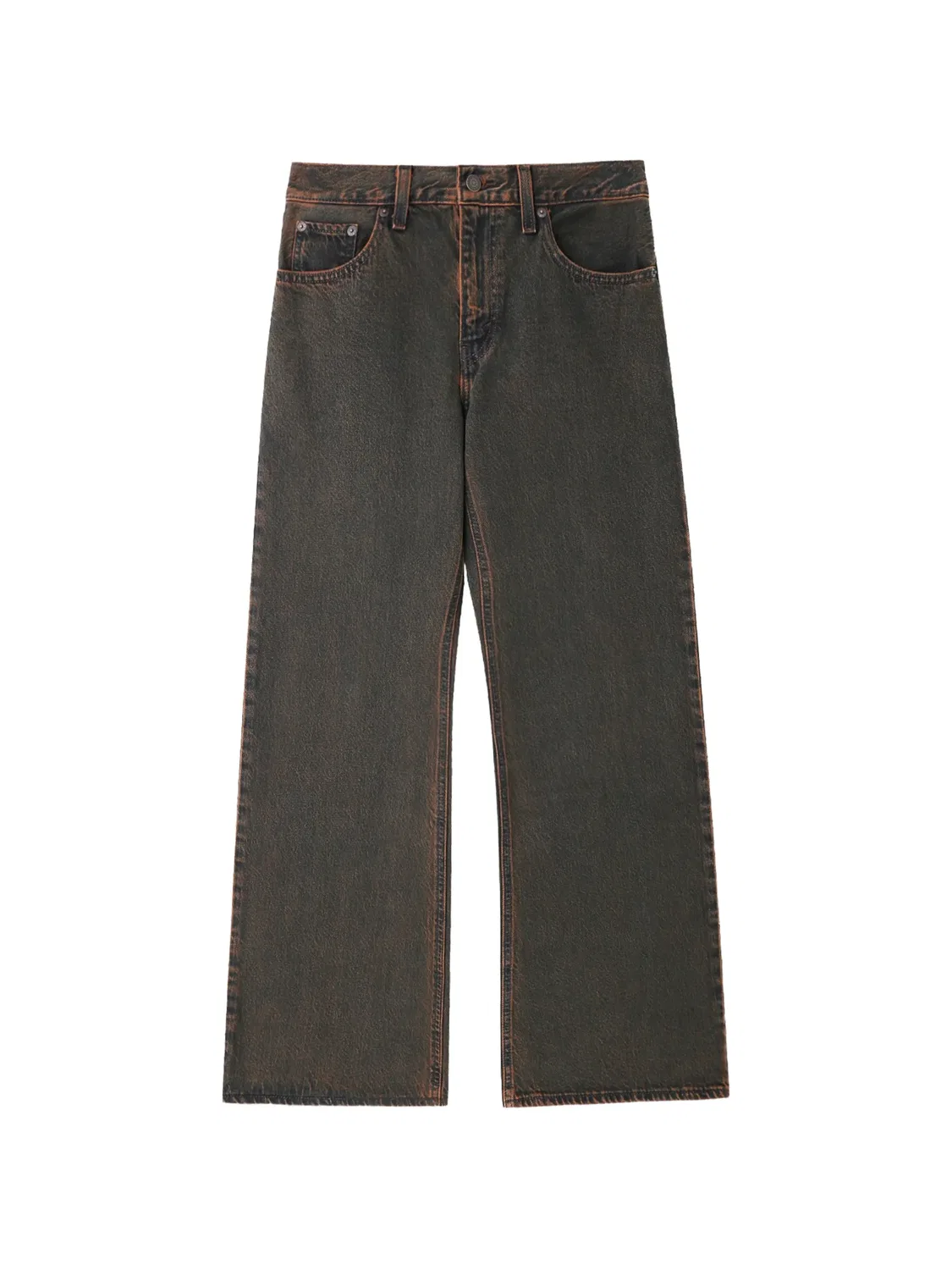 Выцветшие прямые джинсы Levi'S, черный