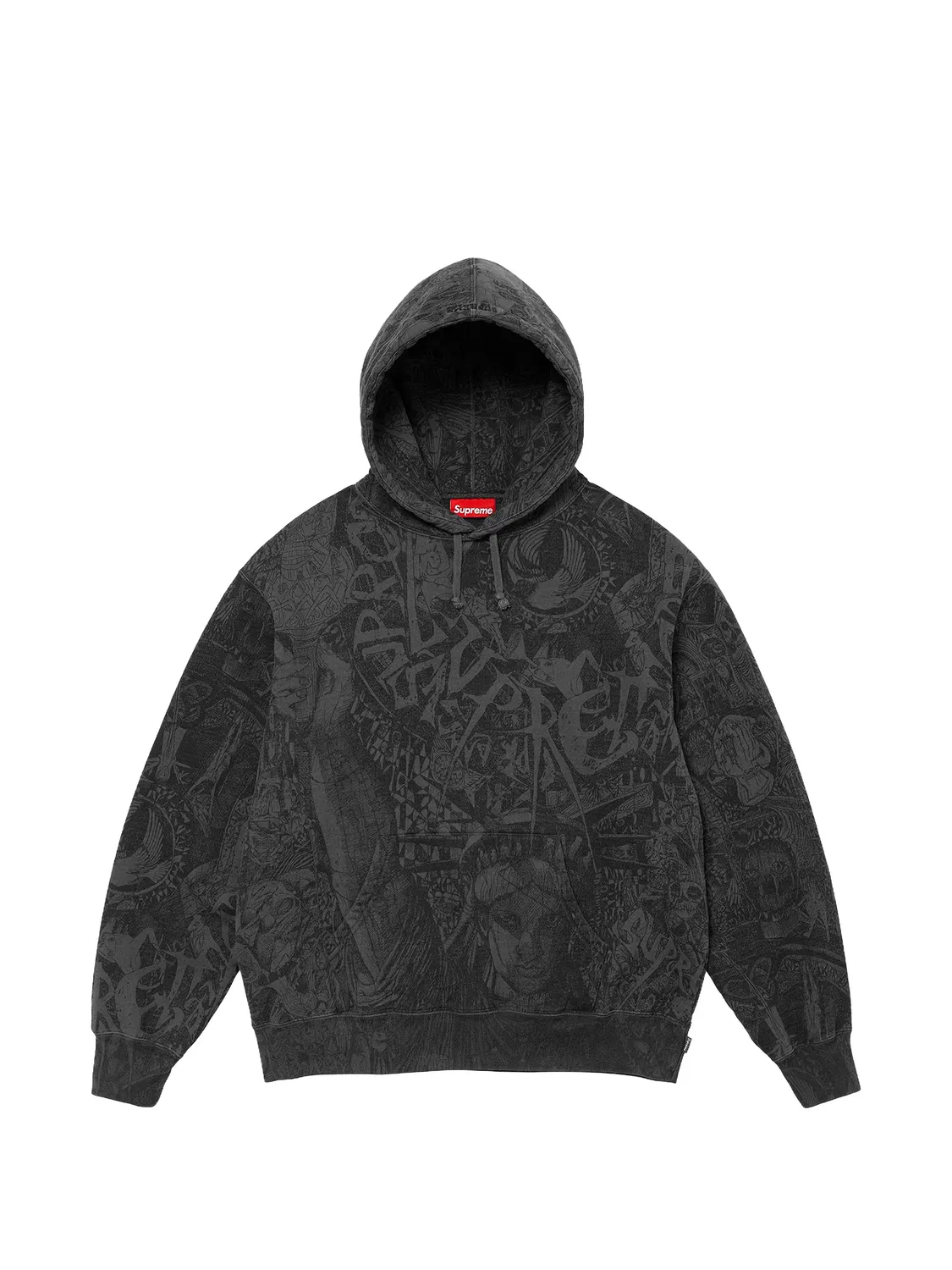 Худи с принтом Liberty Supreme, черный