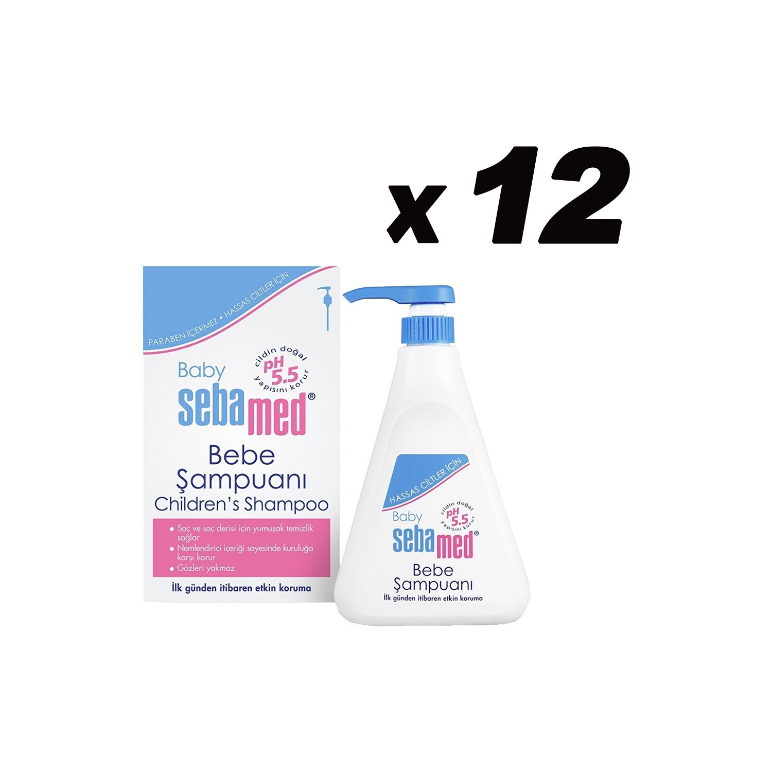 

Детский шампунь Sebamed Baby, 12 флаконов по 20 мл