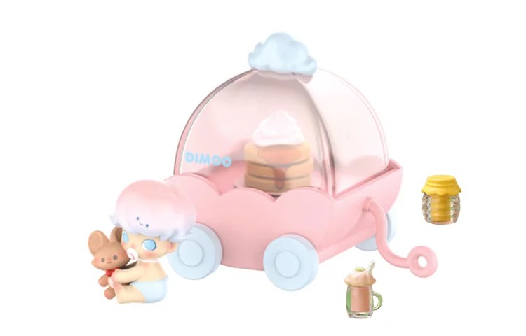 

Миниатюрный игровой набор Pop Mart DIMOO Go On An Outing Together Honey muffins (без коробки и пакета)