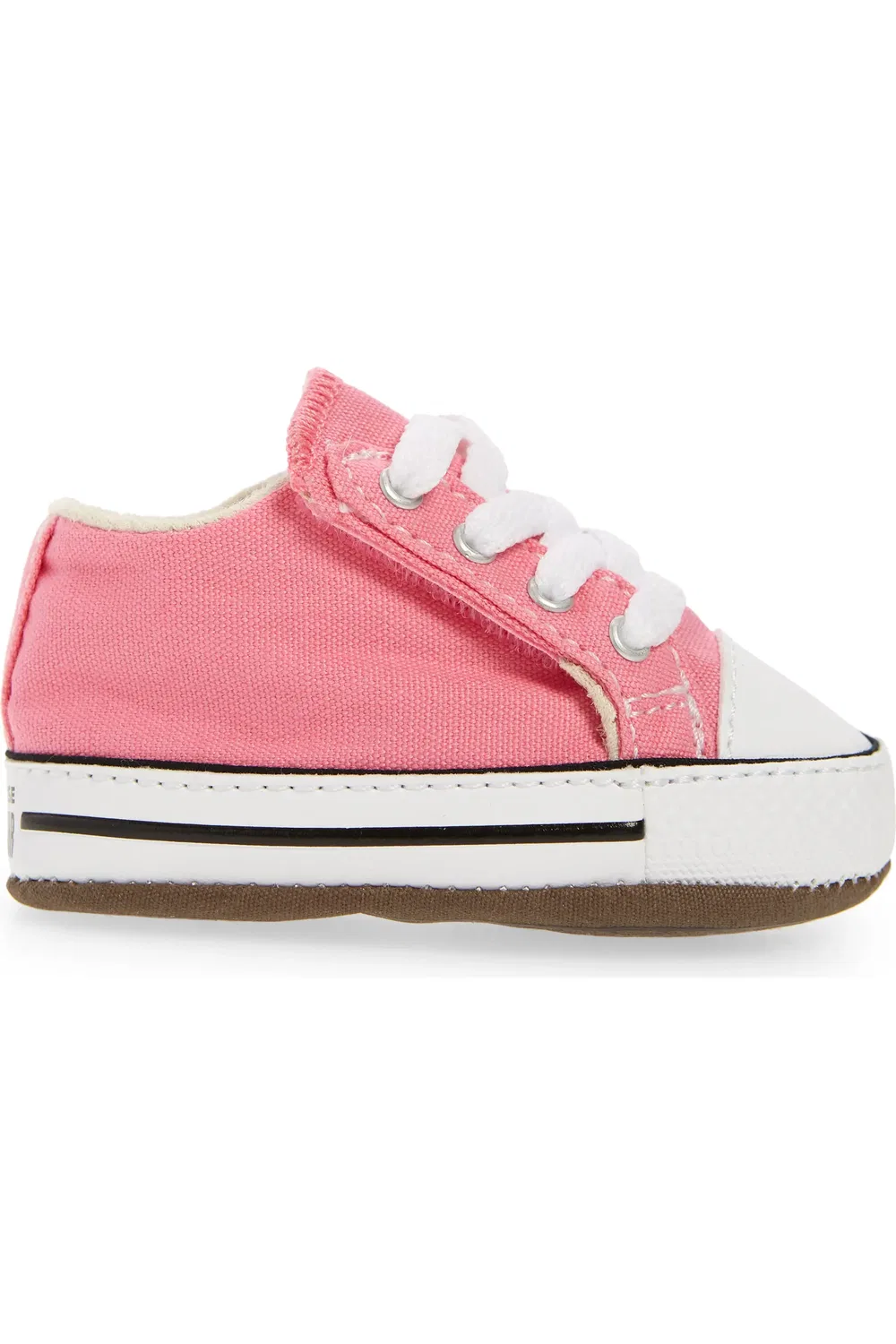 Кроссовки детские на липучках Chuck Taylor All Star Cribster Converse, Pink/Natural Ivory/White — фото 3