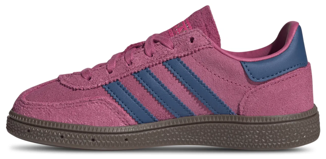 Детские кеды Handball Spezial Adidas, цвет Shock Pink/Gum/Dark Marine — фото 2