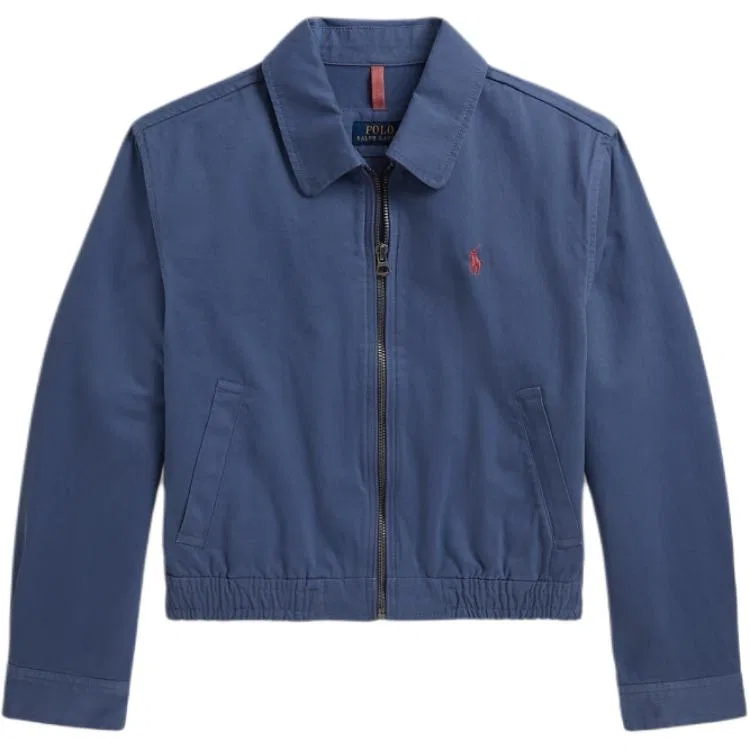 Детская куртка на пуговицах с воротником Polo Ralph Lauren, Royal Blue
