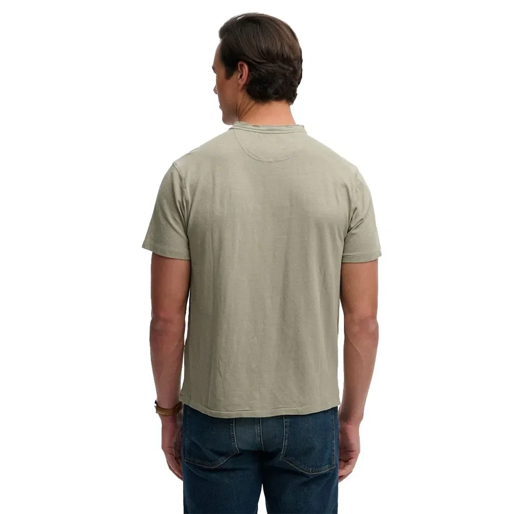 Футболка с коротким рукавом Classic Cotton Lin Grandad Superdry, бежевый — фото 2