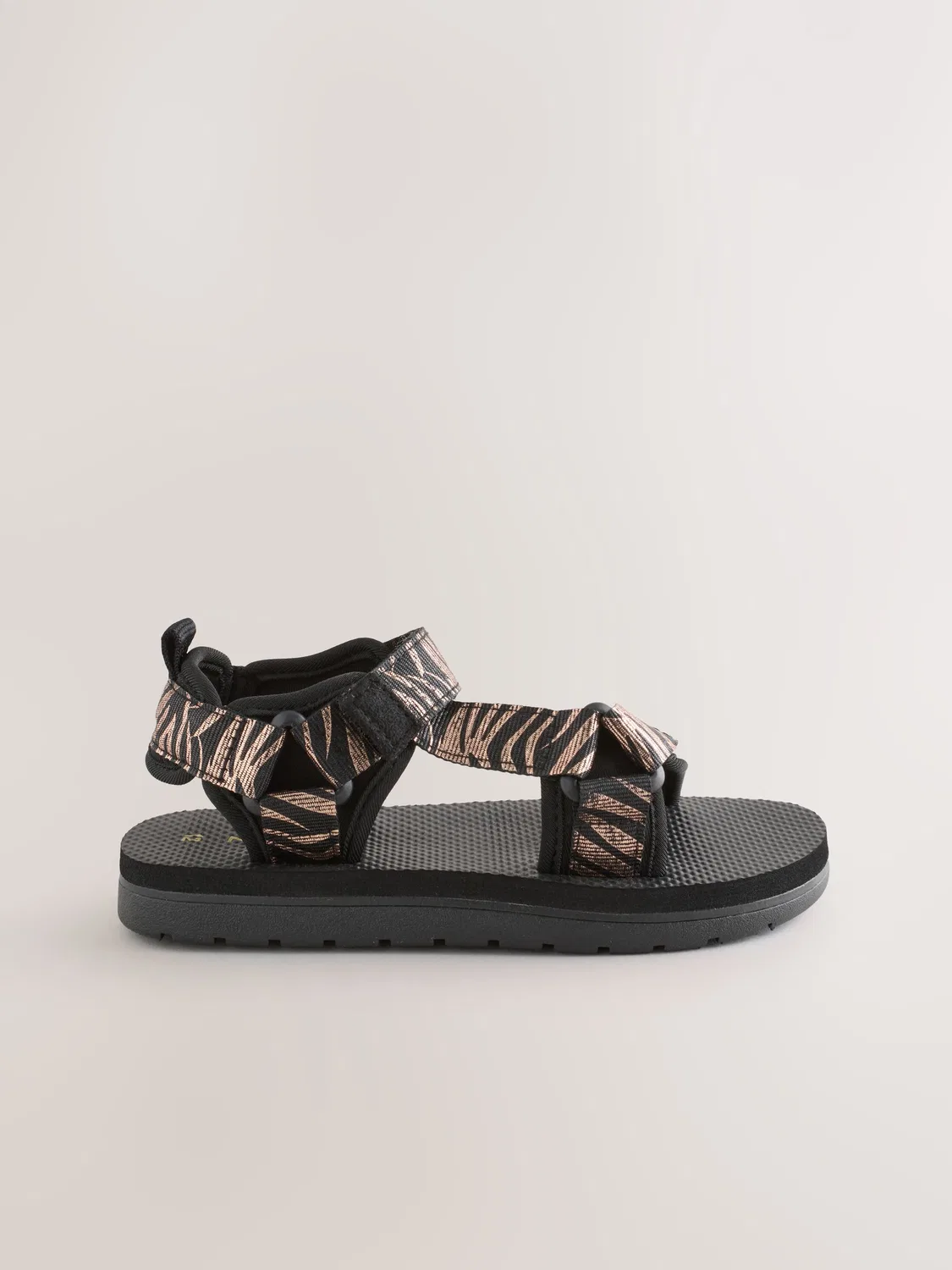 Сандалии треккинговые Zebra Print Next, черный зебра — фото 2