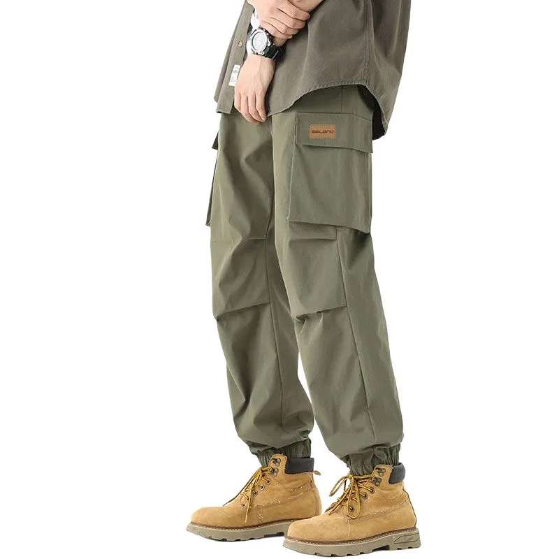 Детские карго-брюки тонкие BALENO, Army Green