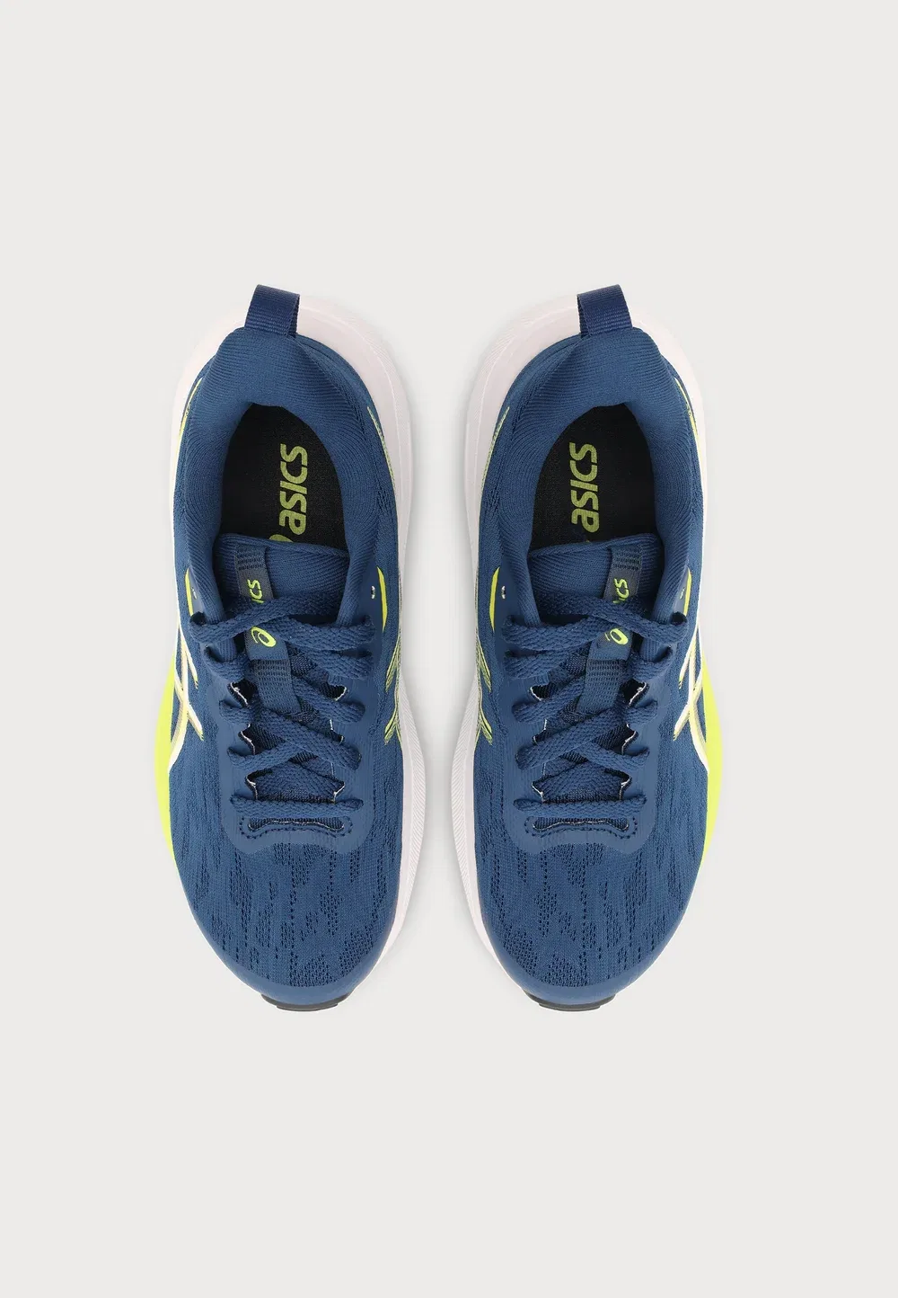 Gt 1000 14 унисекс - кроссовки для бега по улицам Asics, Independence Blue/Neon Lime — фото 4