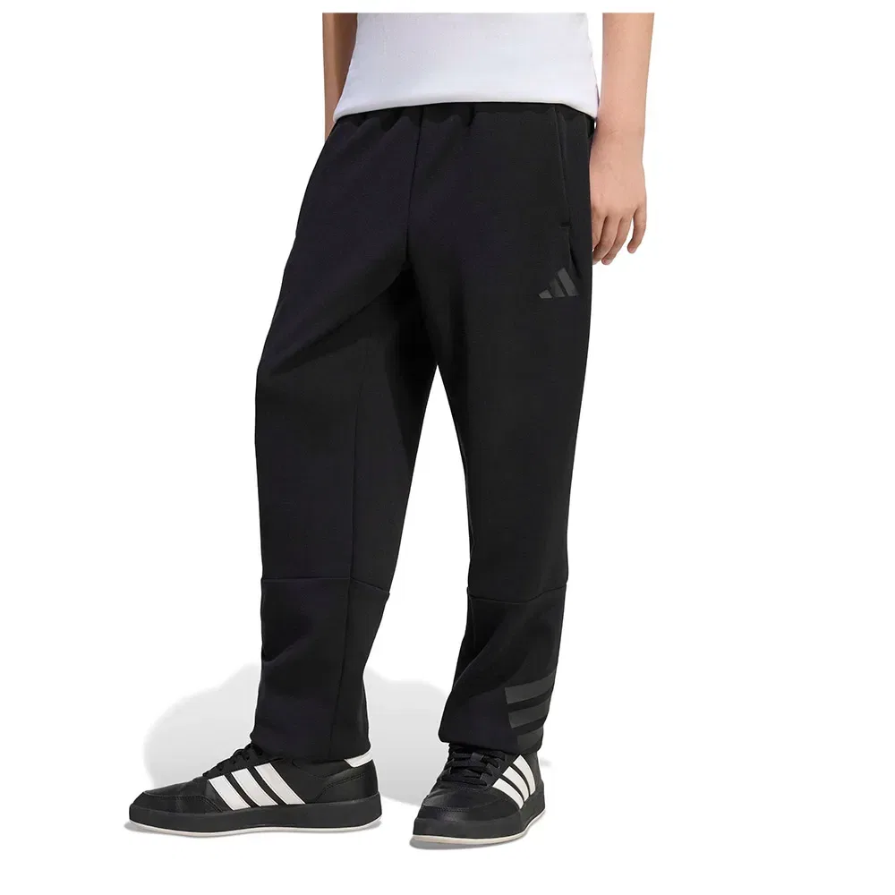 Детские спортивные брюки с манжетами Future Icons 3 Stripes Cuffed Adidas, Black