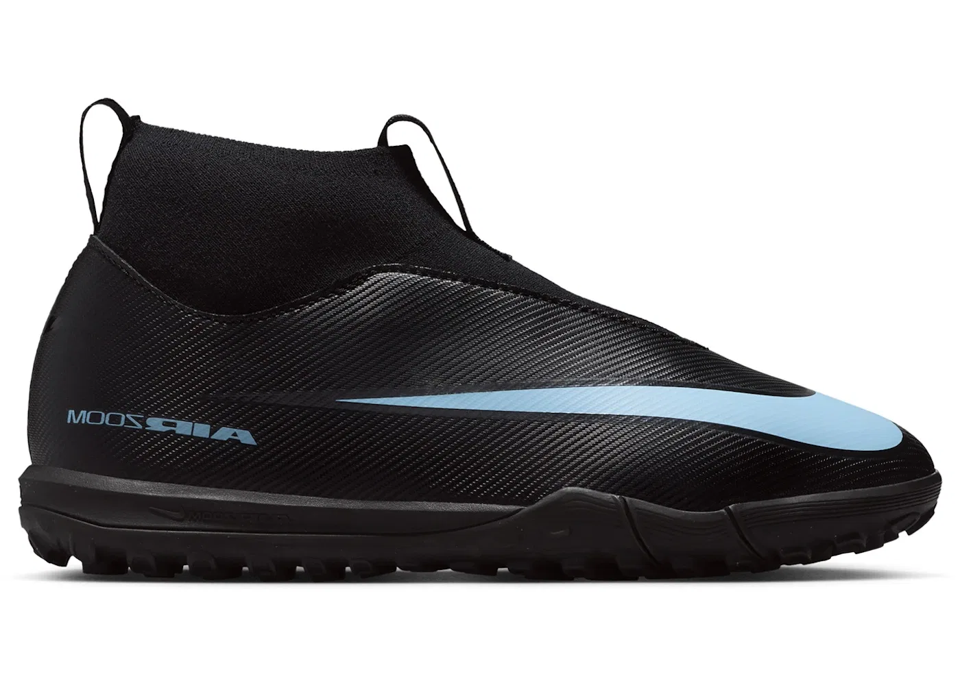 Детские кроссовки для футбола с шипами Nike Mercurial Superfly 10 Academy TF Nike, Black/Ice Blue