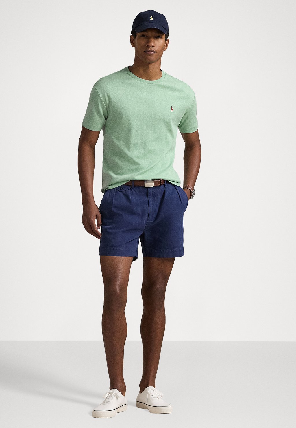Базовая футболка CUSTOM SLIM FIT SOFT COTTON T-SHIRT Polo Ralph Lauren, серый — фото 2