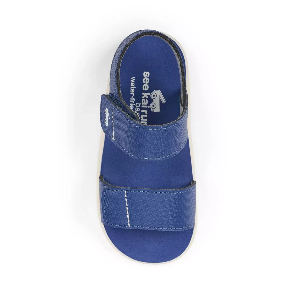 Детские сандалии для девочек с открытым носком Jaylen See Kai Run Basics, Navy Blue — фото 3
