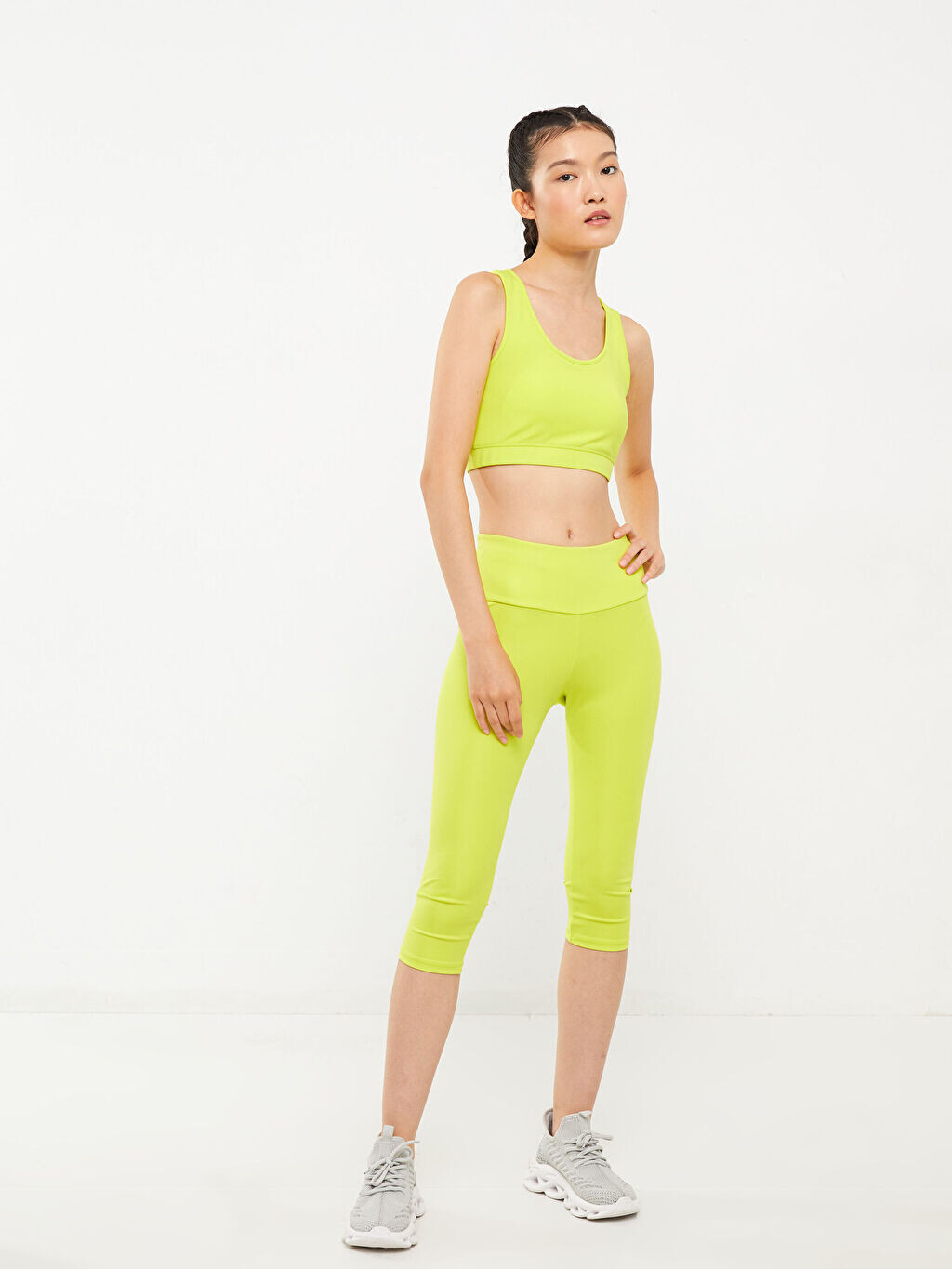 

Женские уличные колготки с эластичной резинкой на талии и принтом LCW OUTDOOR, Желтый, Женские уличные колготки с эластичной резинкой на талии и принтом LCW OUTDOOR